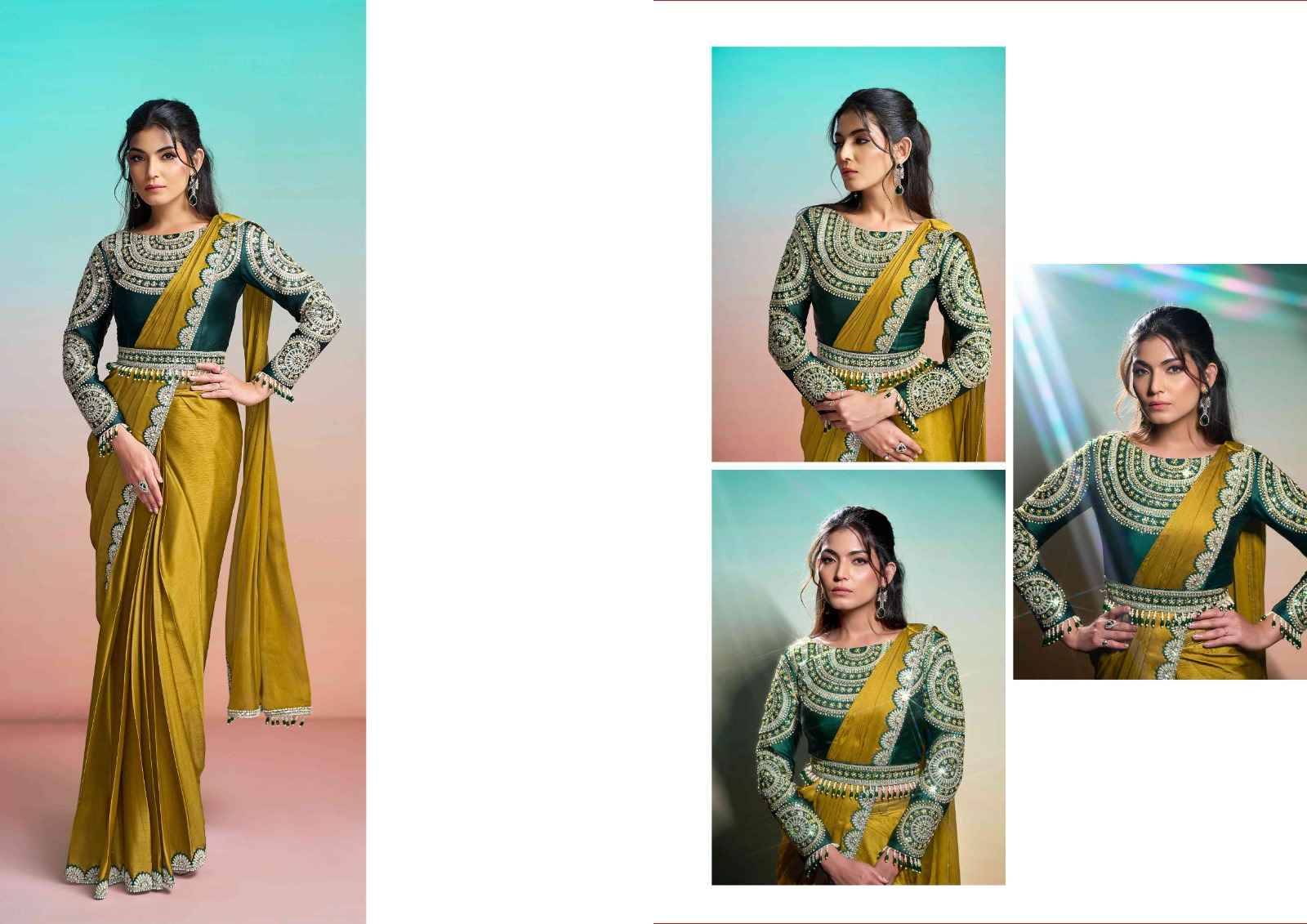 It Girl Edit By Mahotsav Creation 26906 To 26919 Series Indian Traditional Wear Collection Beautiful Stylish Fancy Colorful Party Wear & Occasional Wear Pure Silk Sarees At Wholesale Price